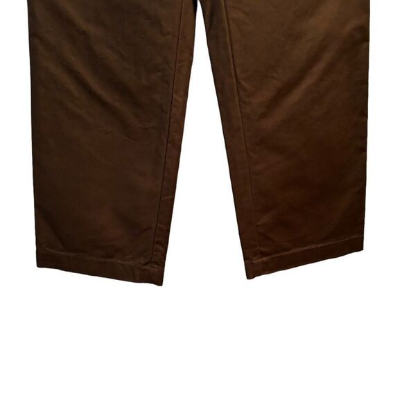 Ann Taylor Brown Margo Curvy Straight Leg Capri Pants Size 2 10 0337 - Picture 5 of 8
